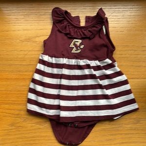 Baby girl Boston College onesie dress, 6-12 months